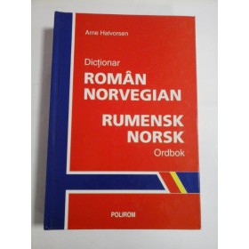 DICTIONAR ROMAN NORVEGIAN; RUMENSK-NORSK OEDBOK - ARNE HALVORSEN